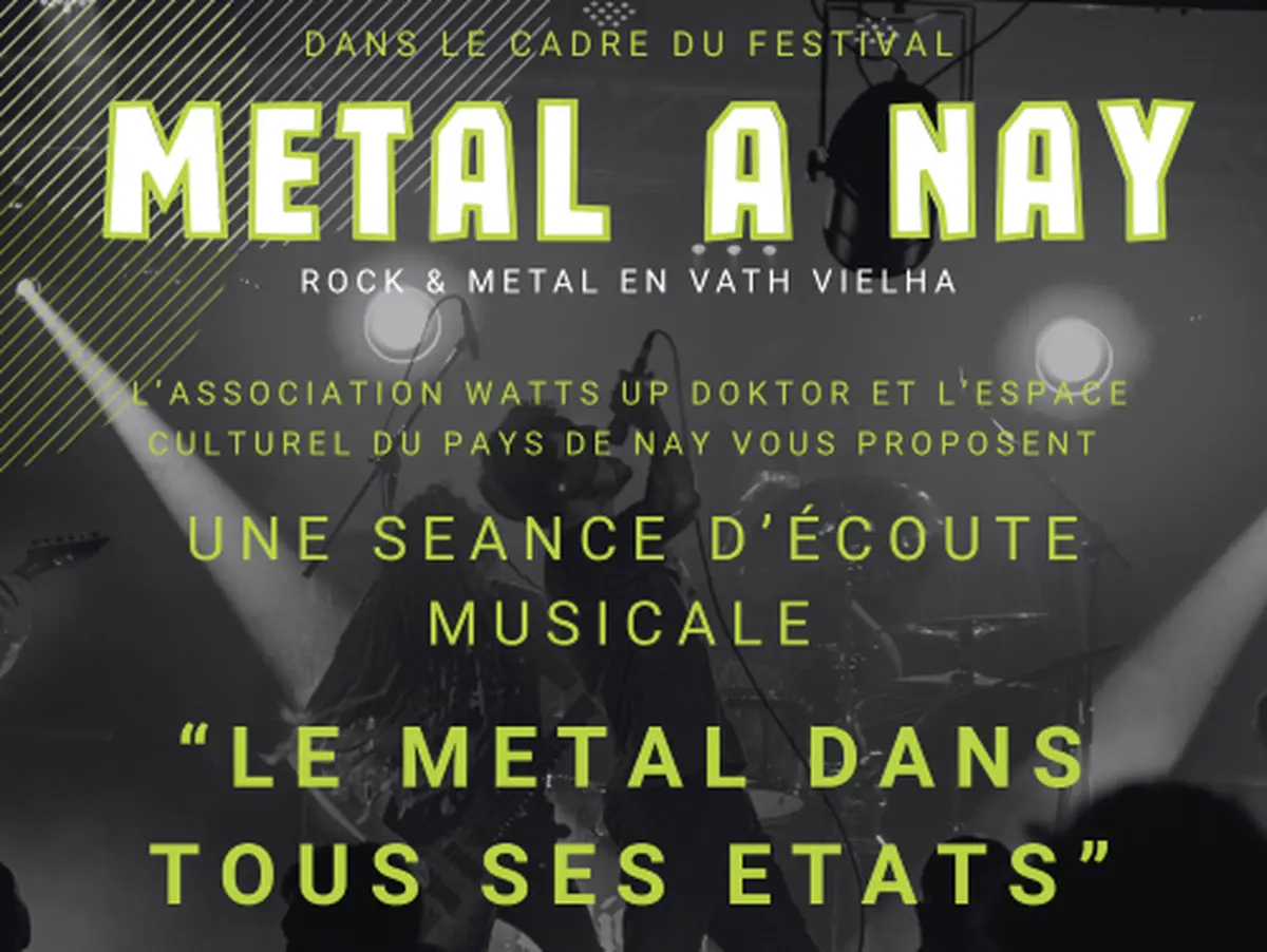 Séance d’écoute musicale « Le métal dans tous ses états »