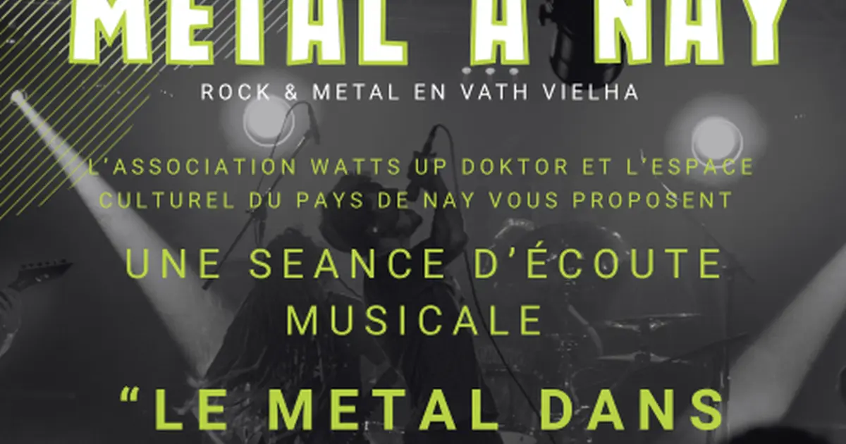 Séance d’écoute musicale « Le métal dans tous ses états »