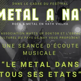Séance d’écoute musicale « Le métal dans tous ses états »