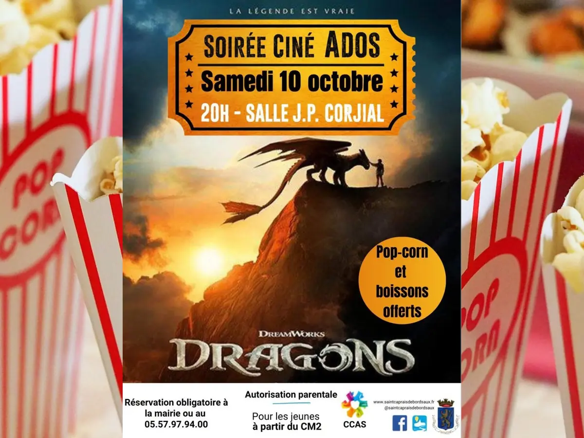 Séance de ciné ado : Dragons