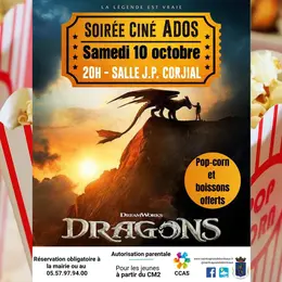 Séance de ciné ado : Dragons
