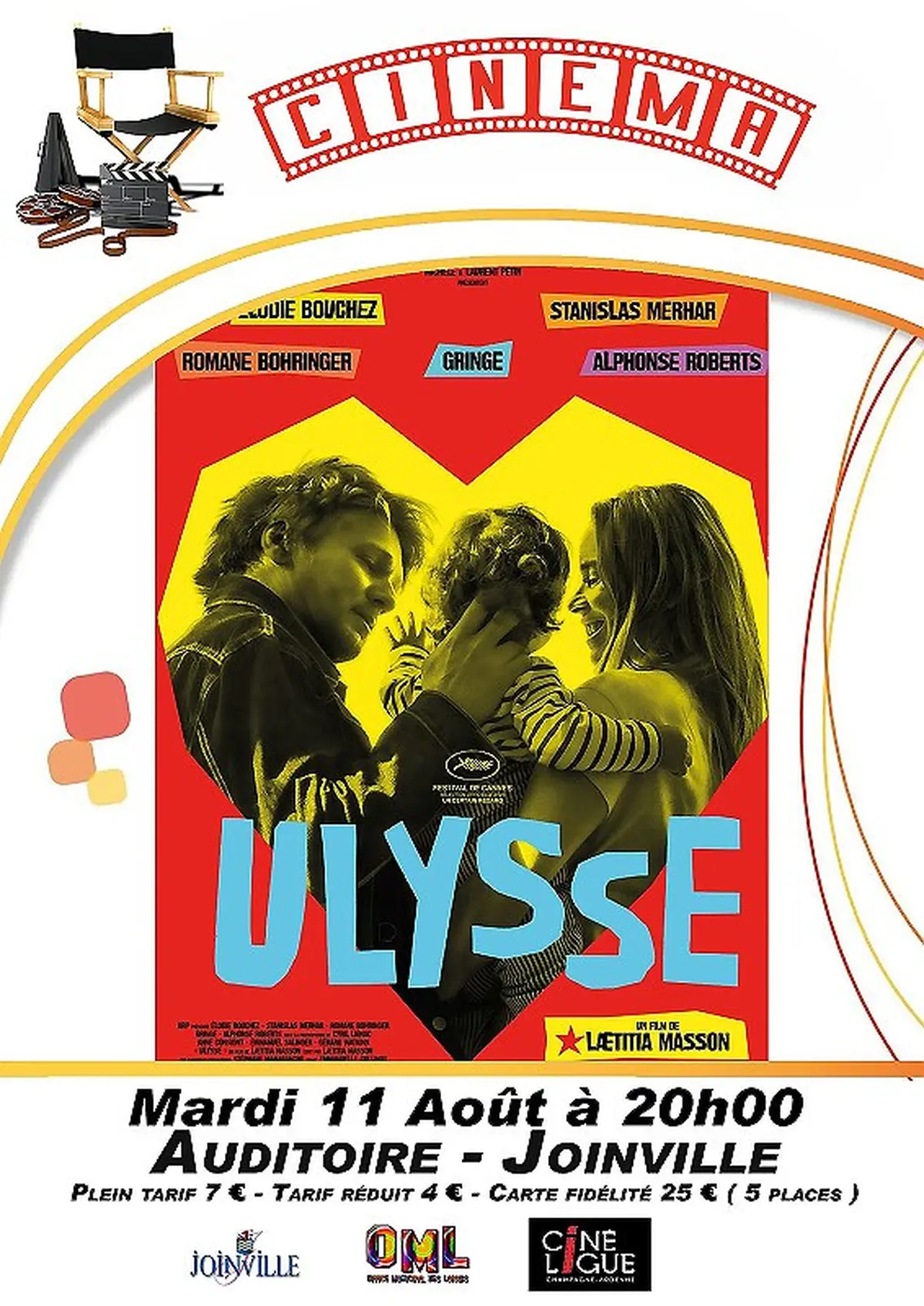 Séance de cinéma à l'Auditoire de Joinville : Ulysse