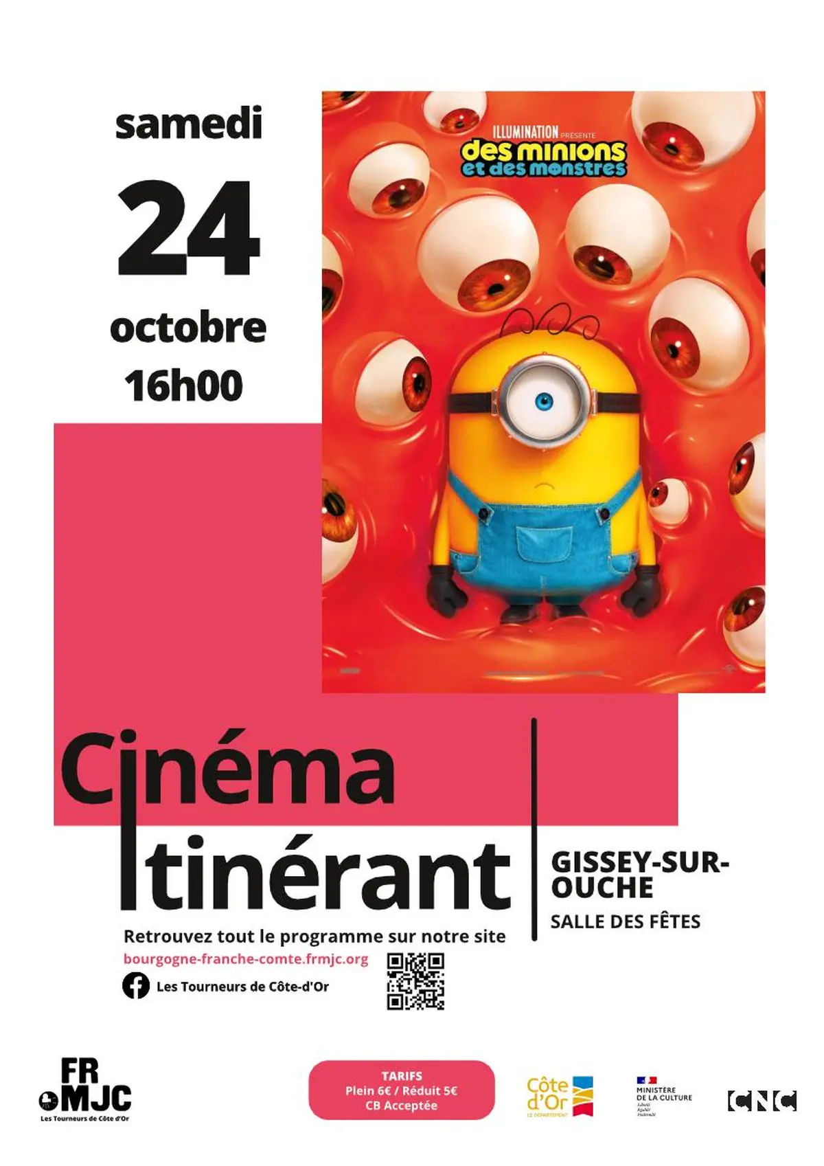 Séance de cinéma Des Minions et des monstres