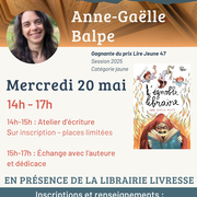 Séance de dédicace à la bibliothèque