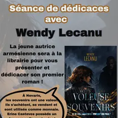 Séance de dédicace avec Wendy Lecanu