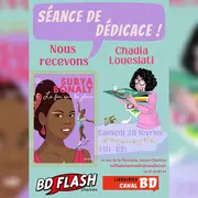 Séance de dédicace de Chadia Loueslati pour Surya Bonaly - Le Feu sur la glace