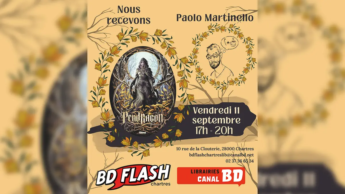 Séance de dédicace de Paolo Martinello pour Pendragon