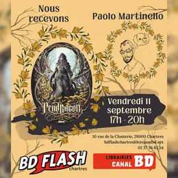 Séance de dédicace de Paolo Martinello pour Pendragon
