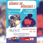 Séance de dédicace de Yoann Vornière pour Silence