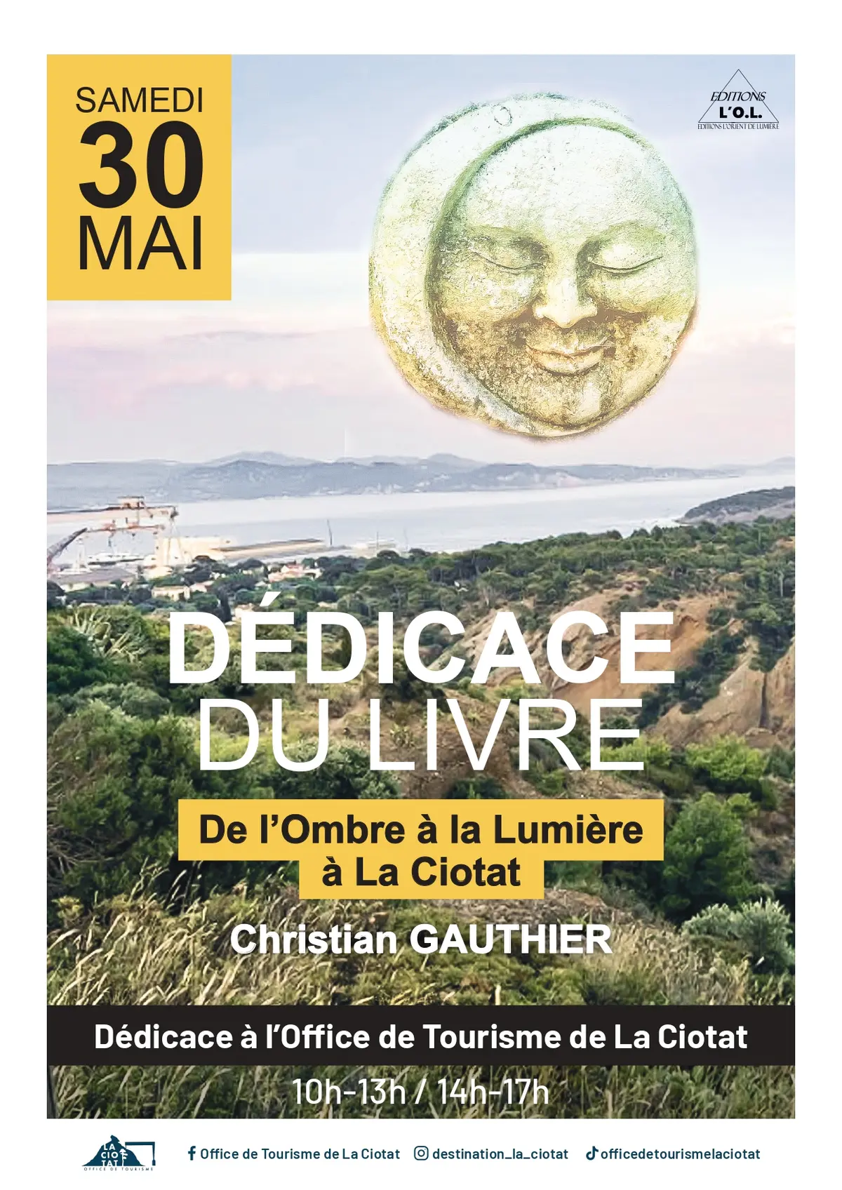 Séance de dédicace et rencontre avec M Christian GAUTHIER auteur du livre De l'ombre à la lumière à La Ciotat