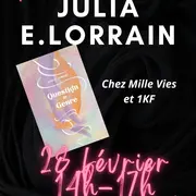 Séance de dédicace : Julia E. Lorrain