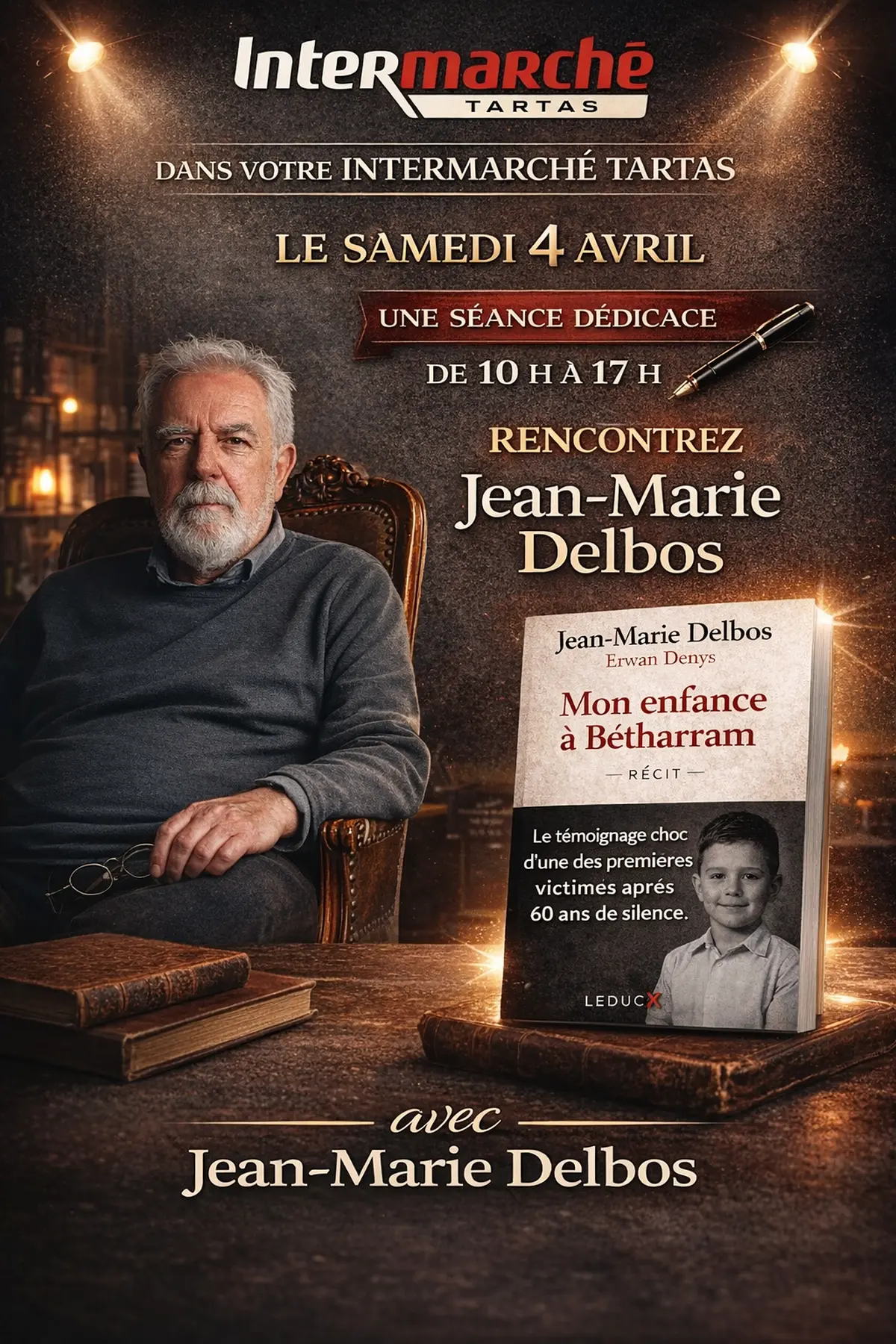 Séance de dédicaces : Jean Marie Delbos