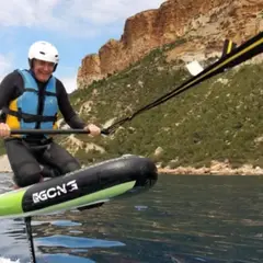 Séance de Foil tracté à Cassis (13)