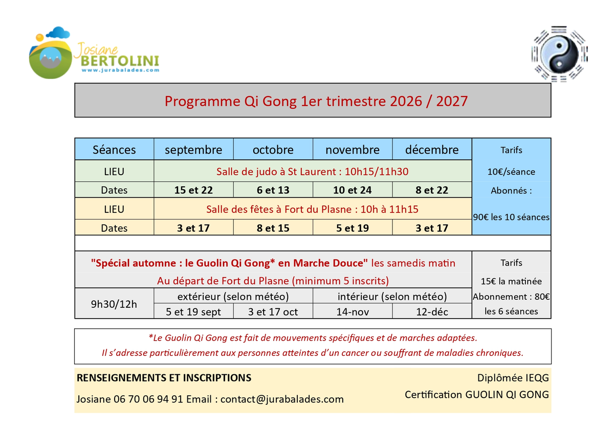 Séance de Qi Gong