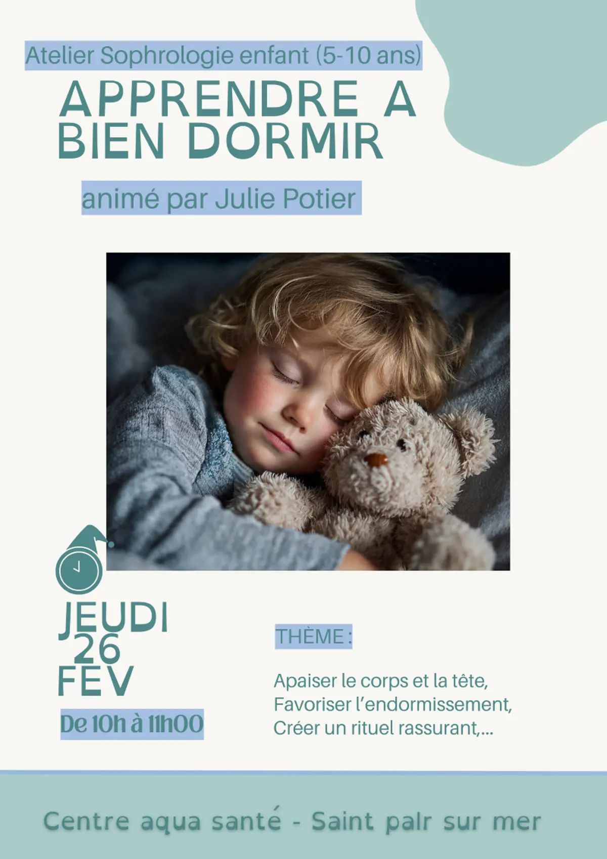 Seance de sophrologie enfant : apprendre à bien dormir