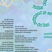 Séance de yoga au sein de l’exposition « Lutter par le soin » par Anaïs Agbo
