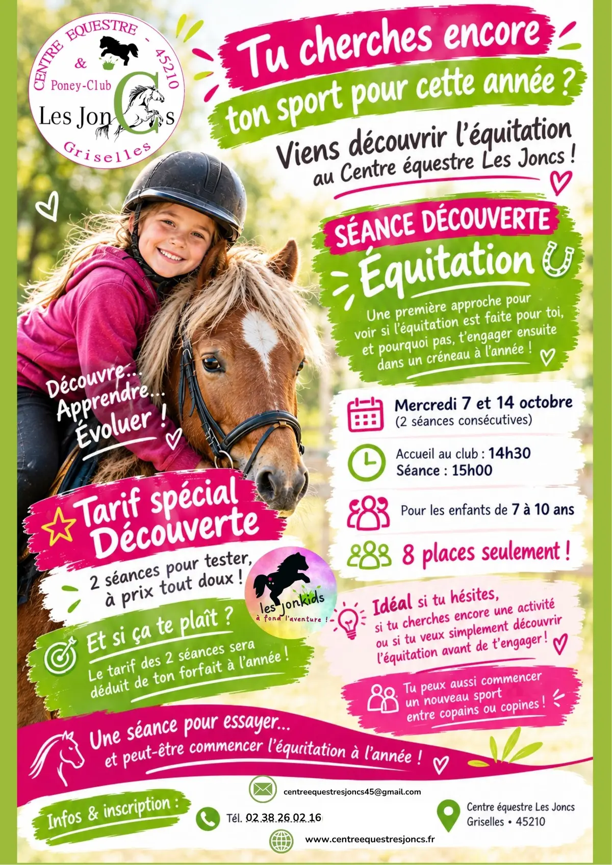Séance découverte équitation