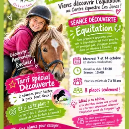 Séance découverte équitation