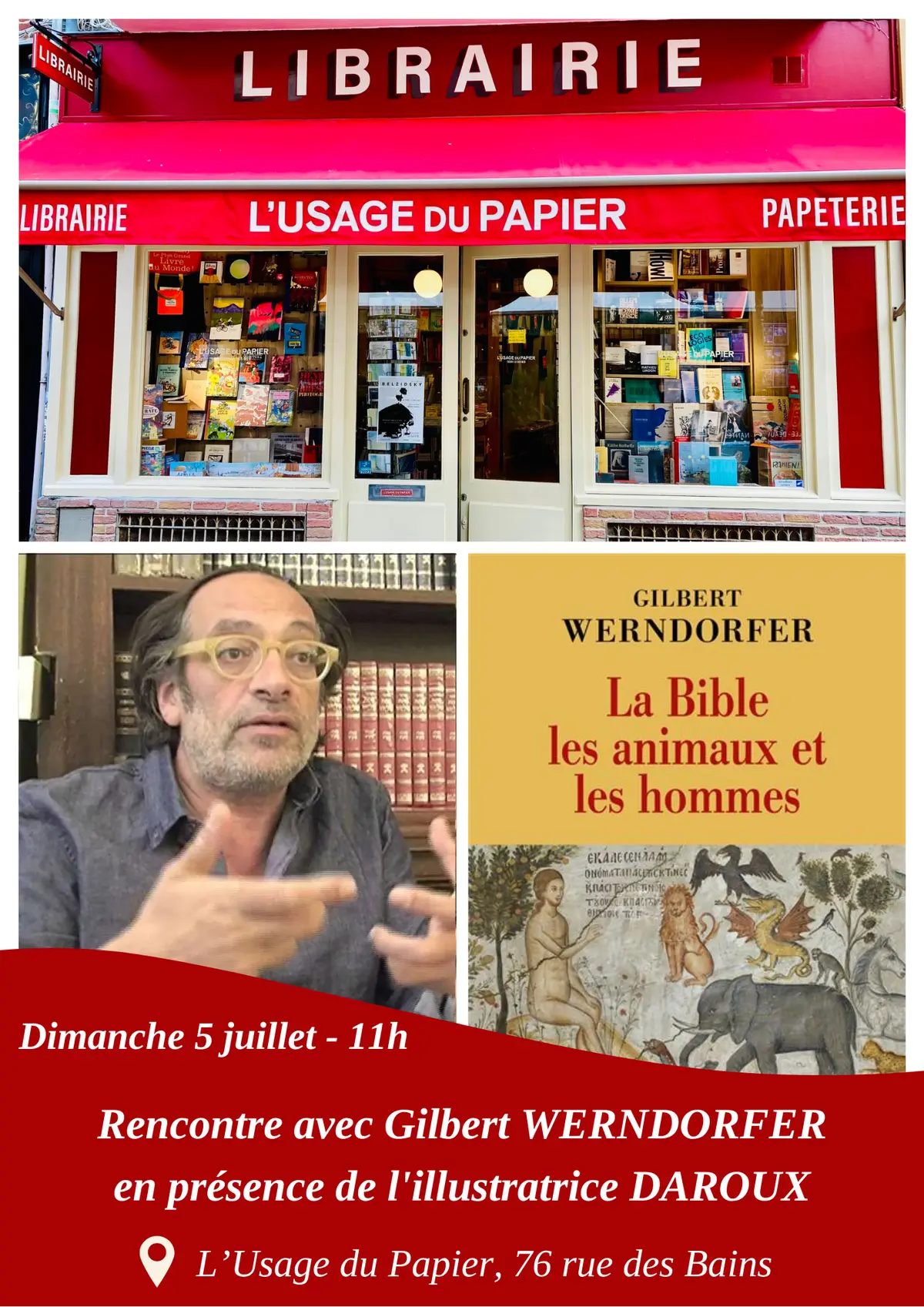 Séance dédicace avec Gilbert Werndorfer et Daroux