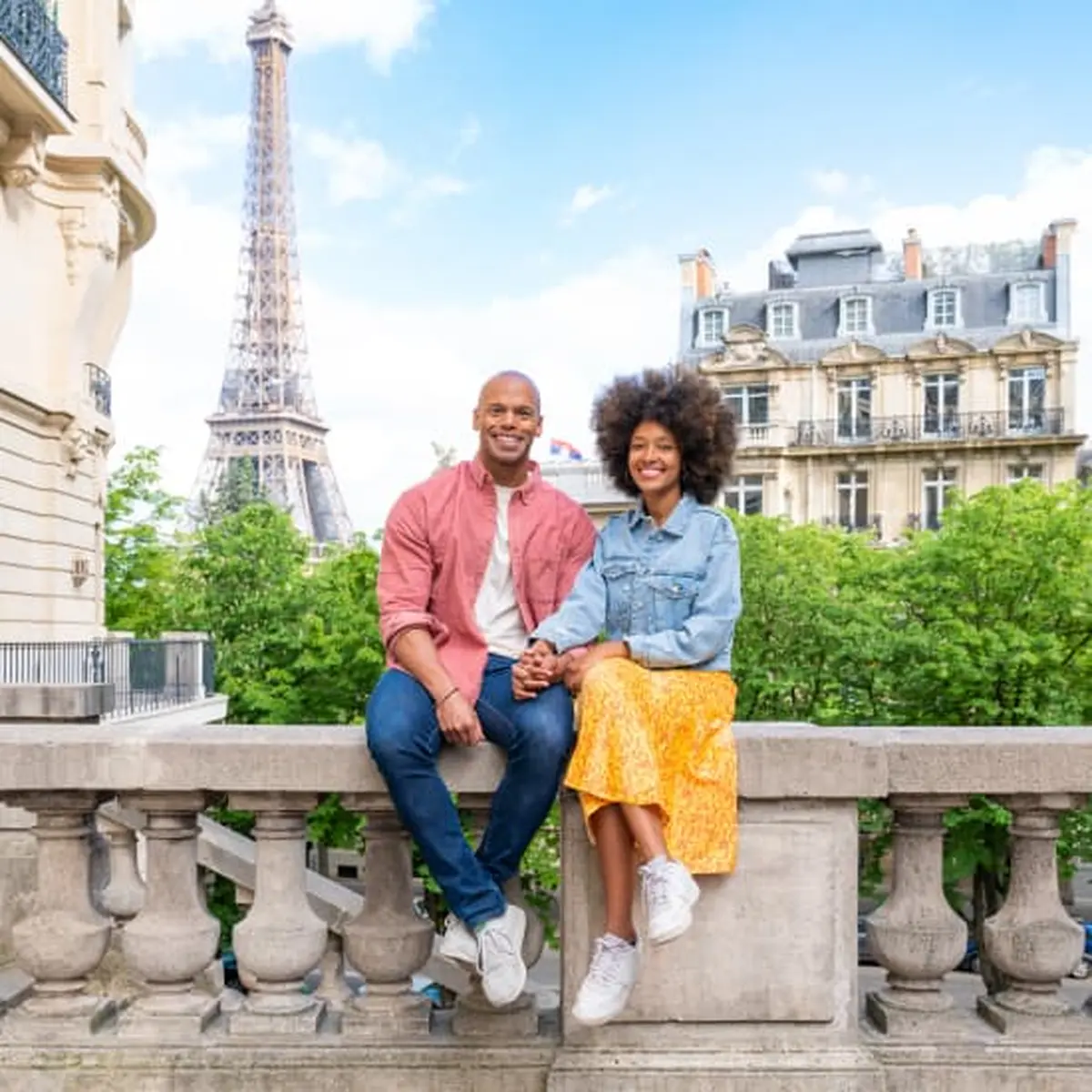 Séance photo à la Tour Eiffel