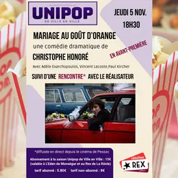 Séance Unipop : Mariage au goût d'orange