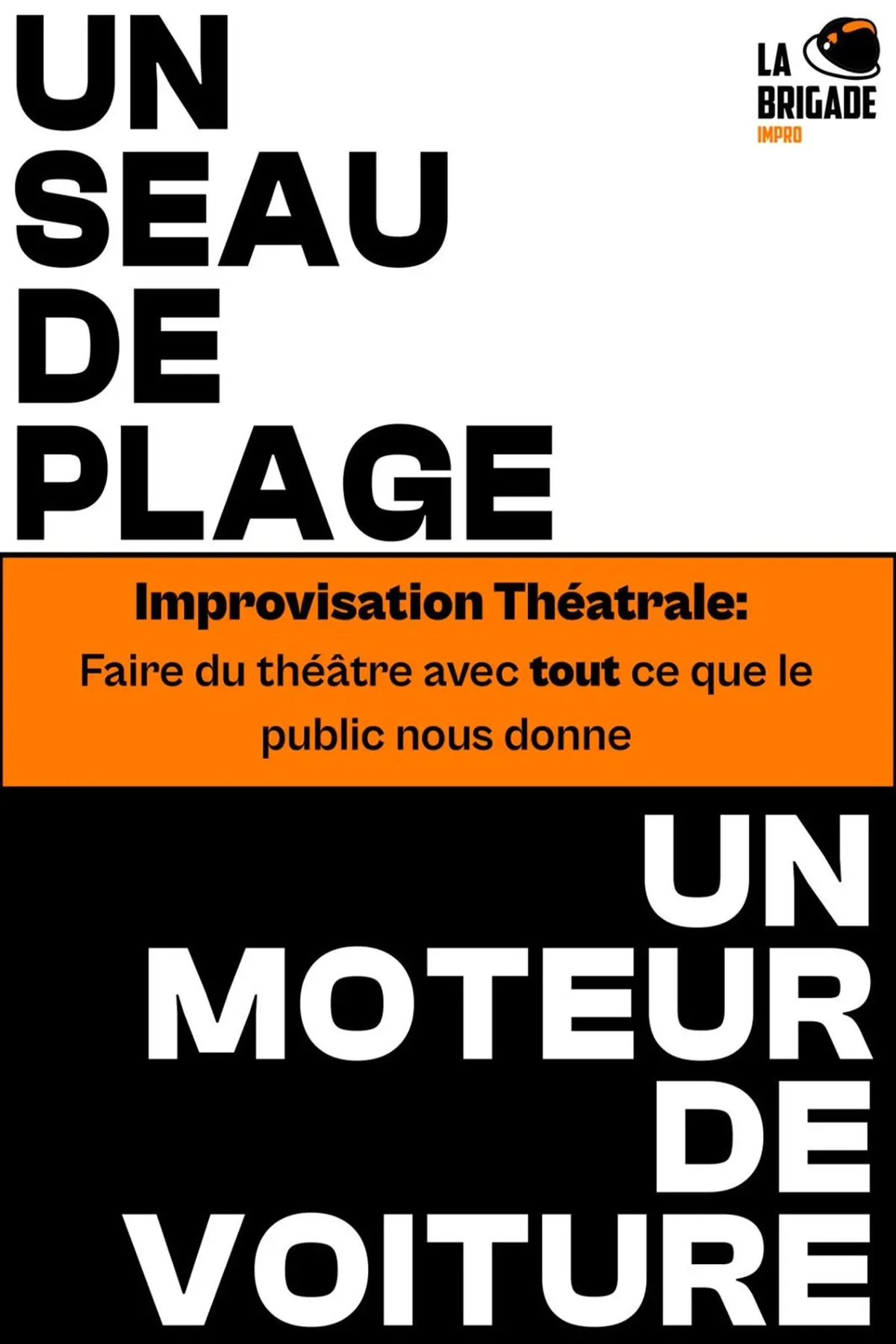 Seau de plage et moteur de voiture