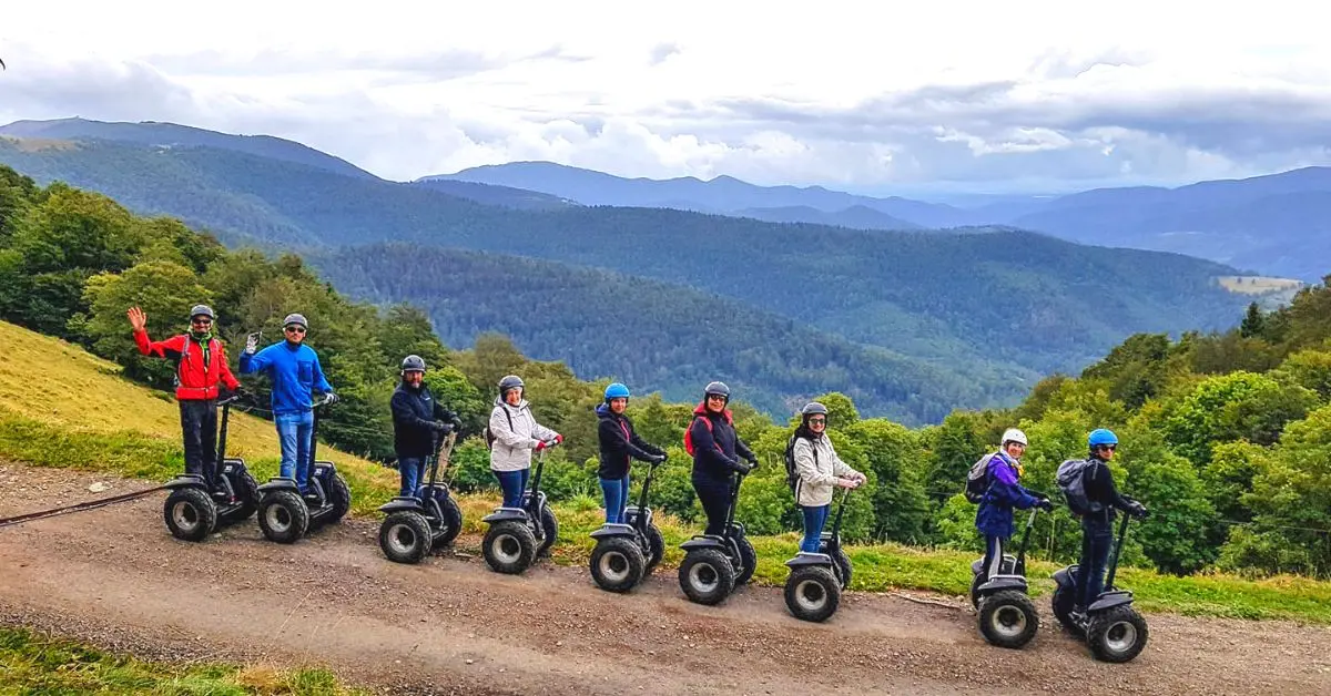 Faire du segway dans le vignoble