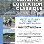 Séjour Vacances équitation Classique