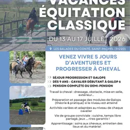 Séjour Vacances équitation Classique