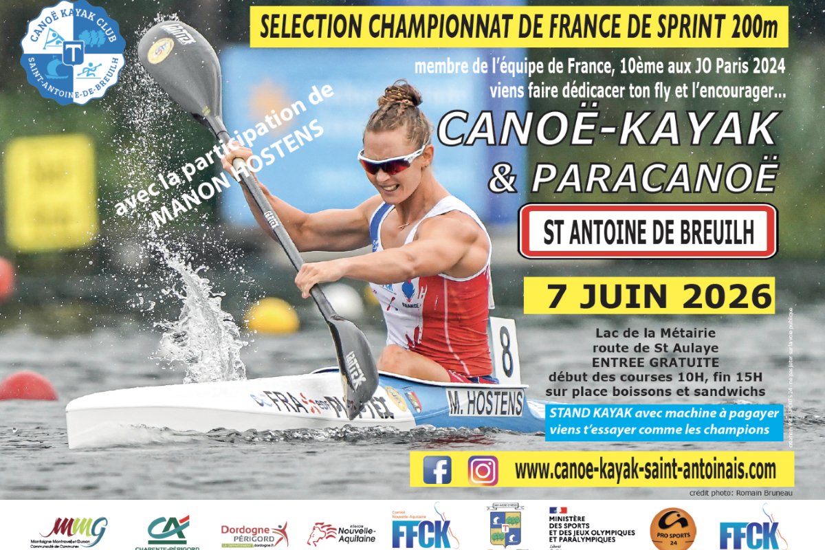 Sélection championnat de France de Sprint 200m canoe kayak