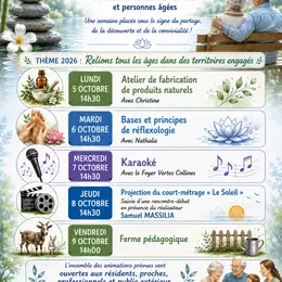 Semaine bleue à la maison de retraite Le Félibrige