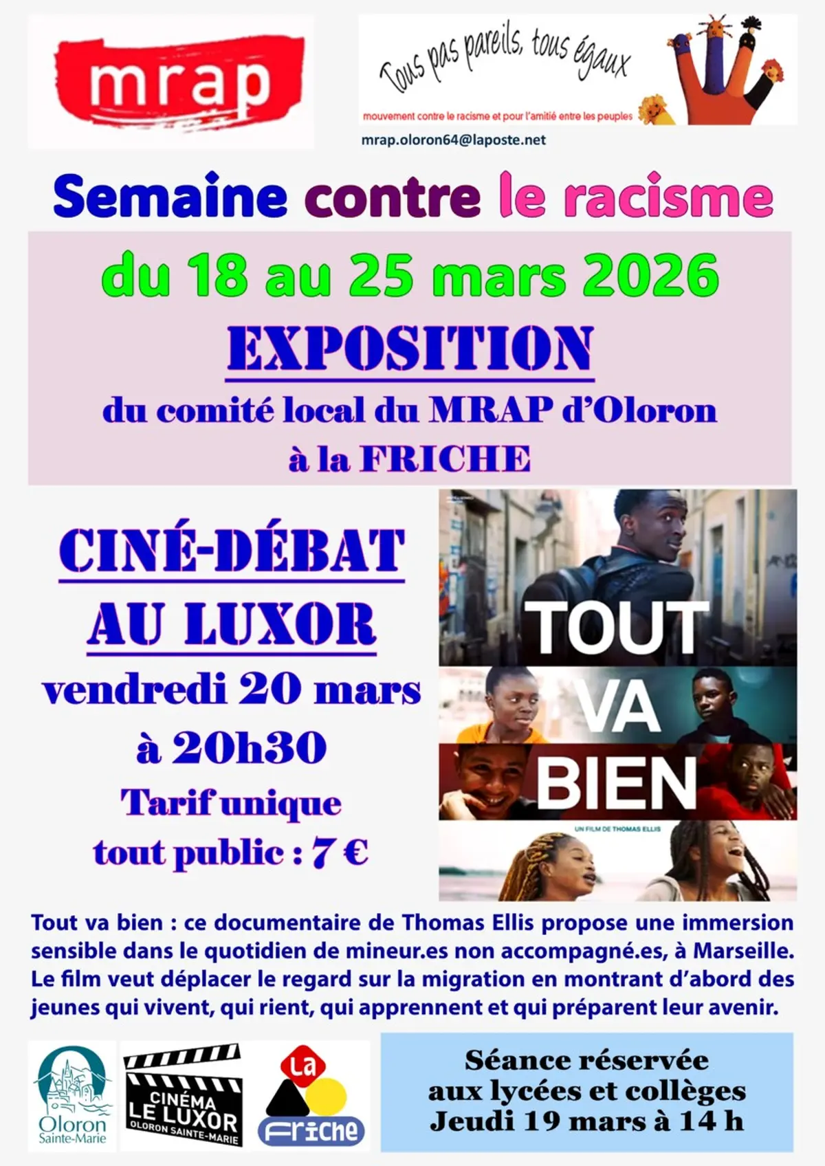 Semaine contre le racisme - Exposition