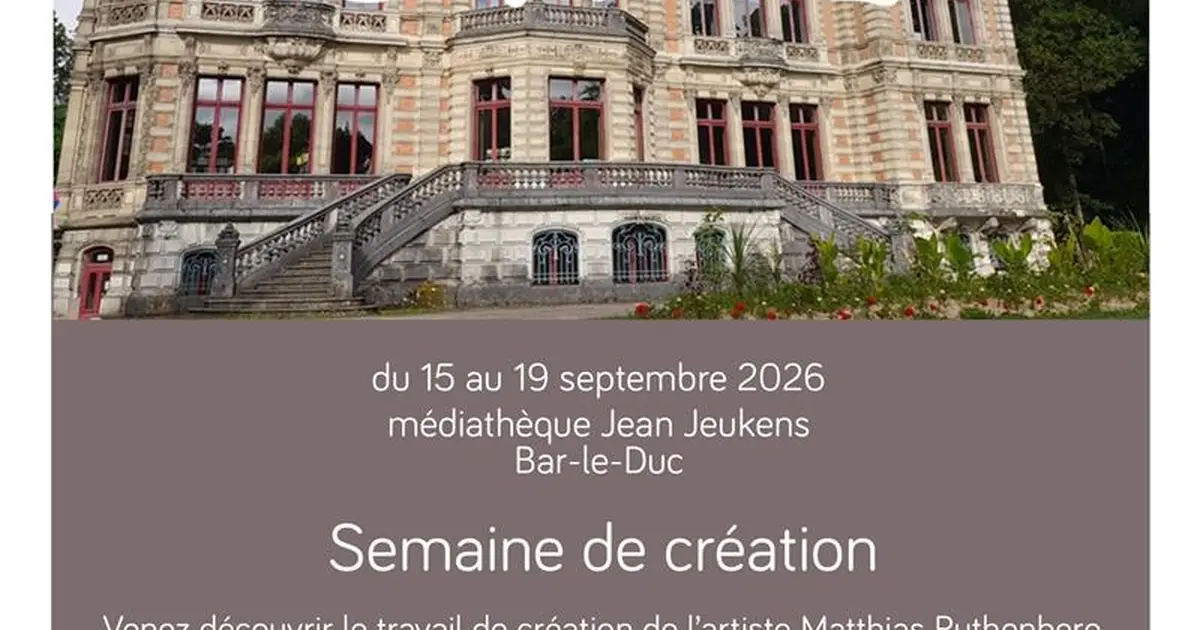 Semaine de création de l'artiste Matthias Ruthenberg