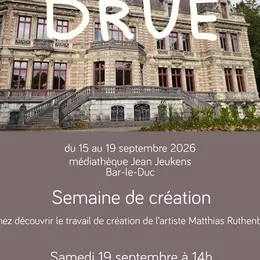 Semaine de création de l'artiste Matthias Ruthenberg