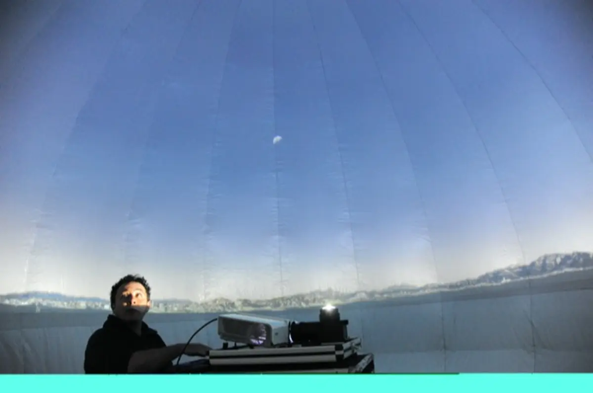 Semaine de l'Espace - Un planétarium à la médiathèque