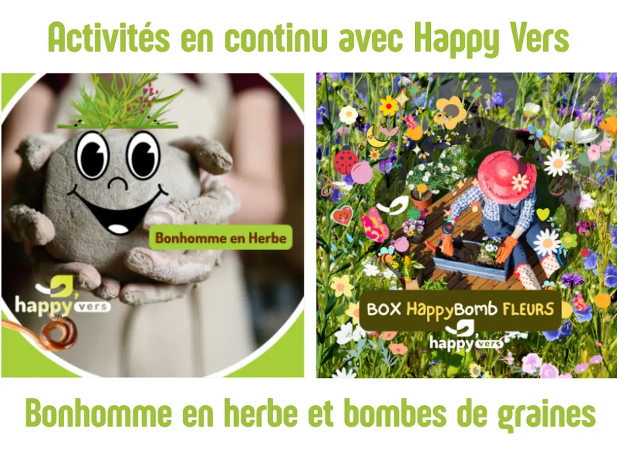 SEMAINE DE LA BIODIVERSITÉ - Atelier Bombes de graines et bonhomme en herbe avec Happy Vers à Terres d'Oiseaux