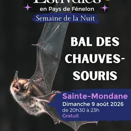 Semaine de la nuit : Bal des Chauves-souris à Sainte-Mondane