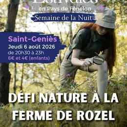 SEMAINE DE LA NUIT - Défi nature à la ferme de Rozel