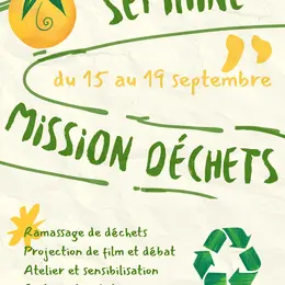 Semaine mission déchets - Ramassage de déchets et nettoyage des berges de la Machinotte