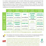 Semaine multisports à Airvault