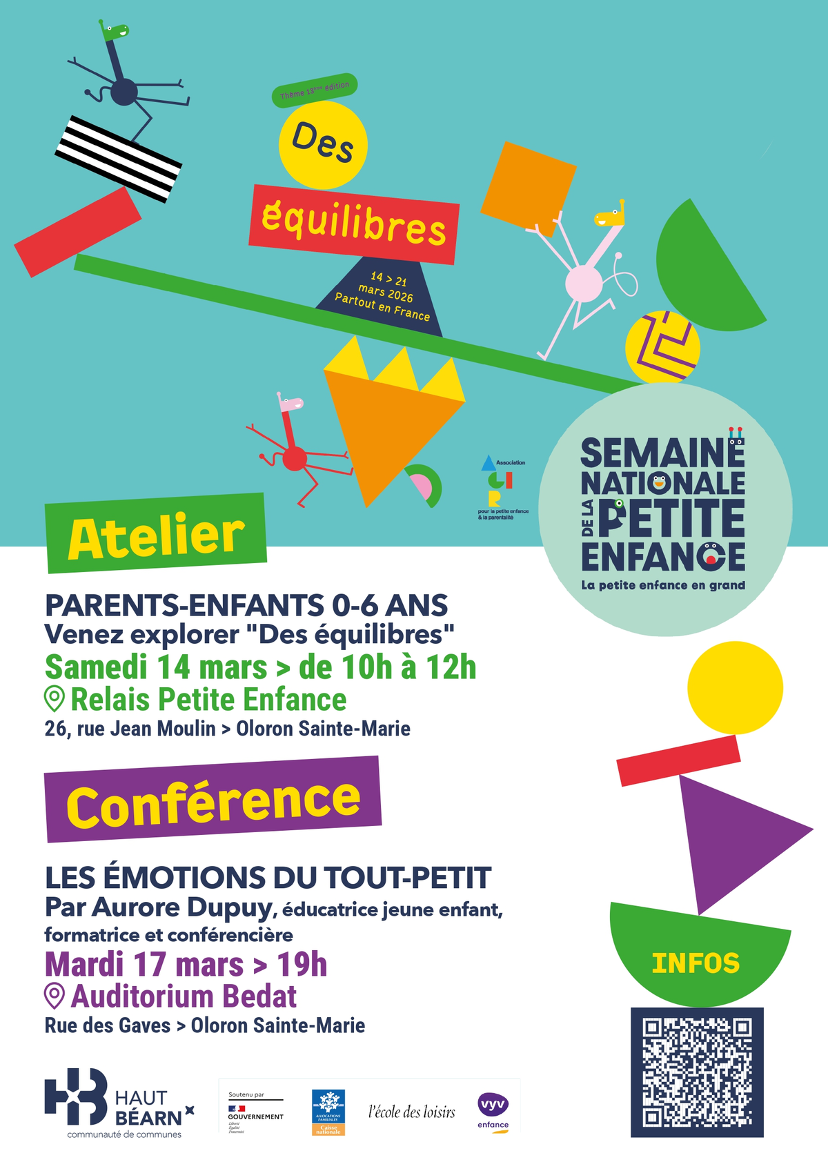Semaine Nationale de la Petite Enfance : Conférence Les émotions du tout-petit