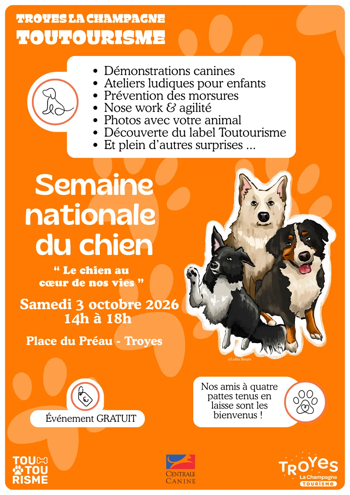 Semaine nationale du chien - Le chien au cœur de nos vies