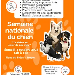Semaine nationale du chien - Le chien au cœur de nos vies