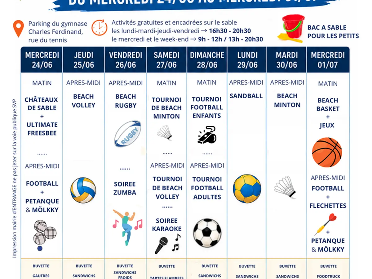 Semaine sable