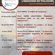Séminaire L’angoisse d'aujourd'hui, l'angoisse de toujours