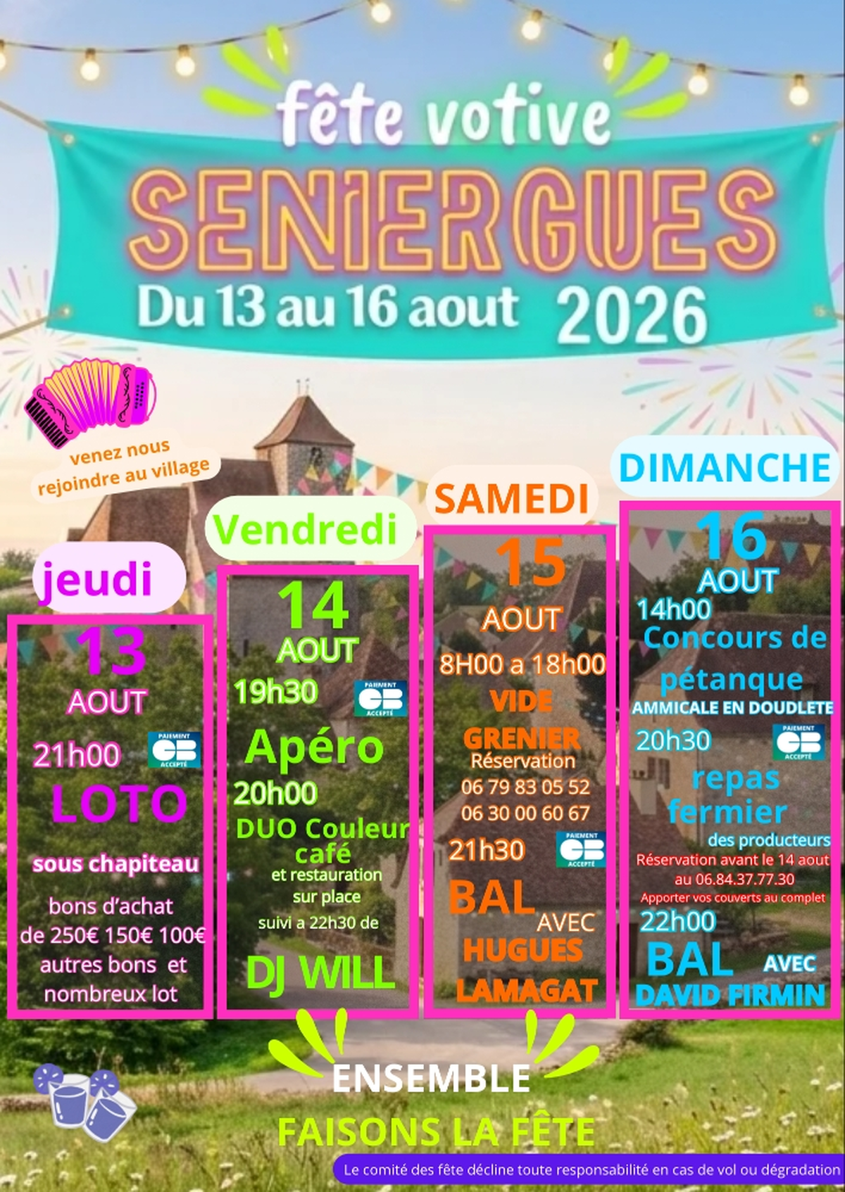 Séniergues en fête