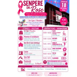 Senpere entre en rose 2026 : Village bien-être et prévention