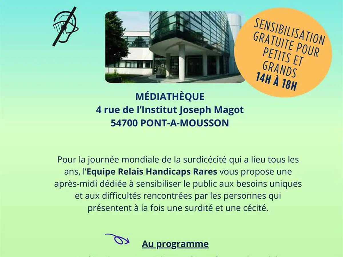 Sensibilisation à la surdicécité