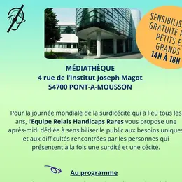 Sensibilisation à la surdicécité