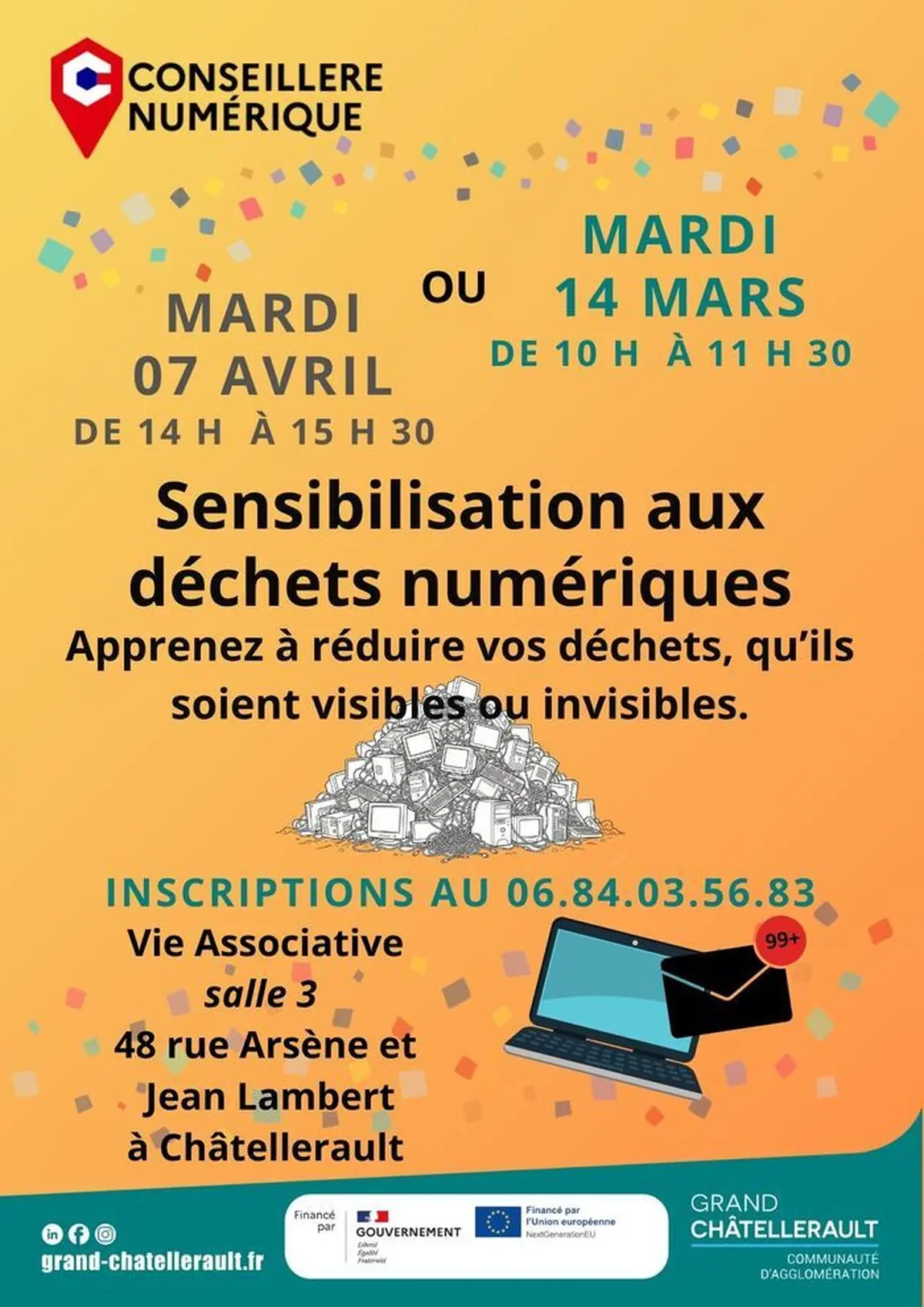 Sensibilisation aux déchets numériques